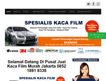 Tablet Screenshot of jualkacafilmmurah.com